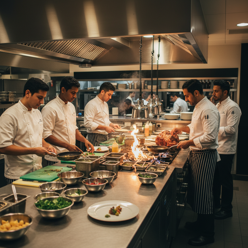 Restaurant kitchen
